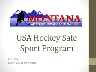 USA Hockey SafeSport Program and Policies