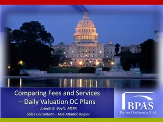 Comparing Fees and Services in DC Plans - Partner Conference 2014