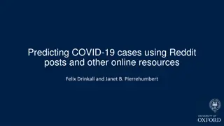 Predicting COVID-19 Cases Using Reddit Posts and Online Resources