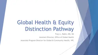 Global Health & Equity Distinction Pathway Overview