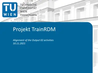 Developing a Joint Training Program on OS and RDM for Research Community Stakeholders