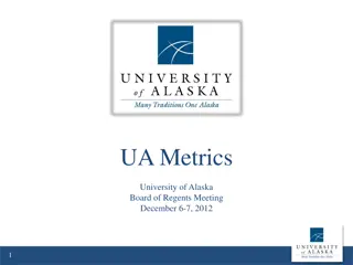 UA Metrics: University of Alaska Board of Regents Meeting Insights