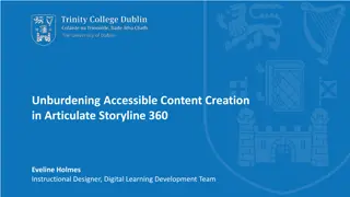Enhancing Accessibility in Articulate Storyline 360 for Equitable Digital Learning