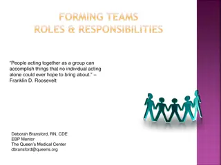 Effective Team Formation and Leadership Strategies in Healthcare Settings
