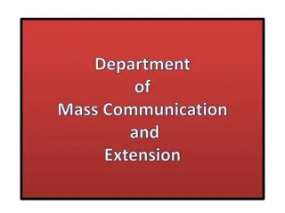 Innovative Public Relations Campaigns and Collaborations in Mass Communication Department