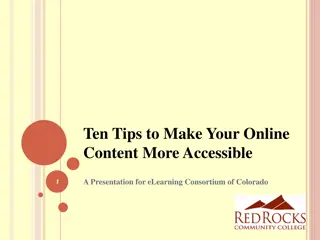 Enhancing Online Content Accessibility: A Comprehensive Guide