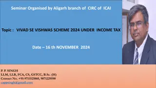 Seminar on Vivad Se Vishwas Scheme 2024 Under Income Tax