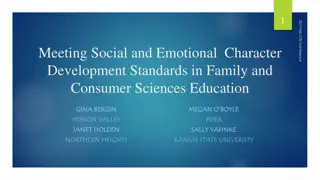 Social and Emotional Education in Family and Consumer Sciences