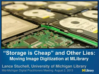 A/V Storage and Cost Estimates at MLibrary
