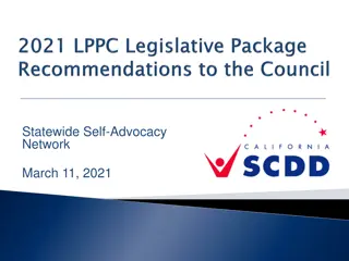 Legislative Updates & Policy Priorities Overview March 2021