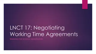 LNCT: Working Time Agreements Training Session