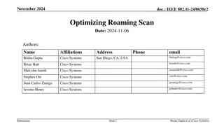 Optimizing Roaming Scan for Seamless Connectivity