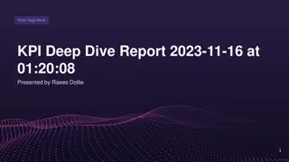 Key Insights from KPI Deep Dive Report: Spend Analysis, Contract Comparison, Project Overview & More!