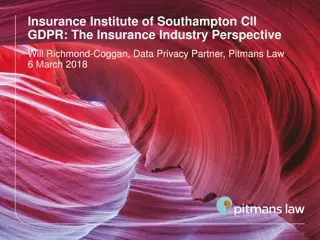 GDPR Impact on Insurance Industry