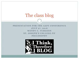 Enhancing Classroom Engagement with Student Blogs