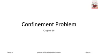 Computer Security Confinement Problem Overview and Solutions