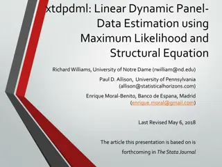 Dynamic Panel Data Estimation and Causal Relationships