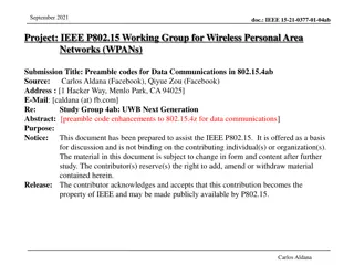 Enhancing Data Communications in IEEE 802.15.4ab with Preamble Codes