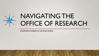 Research Office Structures and Support Services