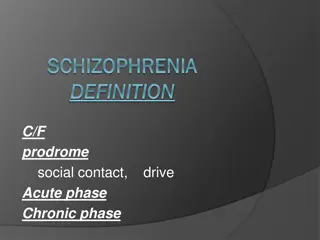 Schizophrenia: Symptoms, Phases, and Prognosis