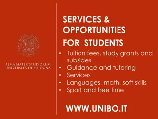 Student Services and Opportunities at UniBO