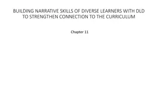 Strengthening Narrative Skills of Diverse Learners with DLD