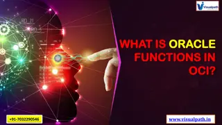 Best Oracle Cloud Infrastructure - OCI Training in Bangalore