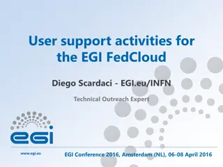 EGI Federated Cloud User Support Activities