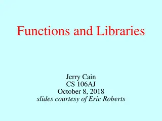 Exploring Functions and Libraries in Computer Science
