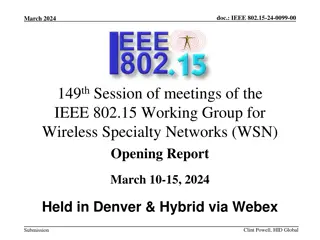 IEEE 802.15-24-0099-00 March 2024 Opening Report