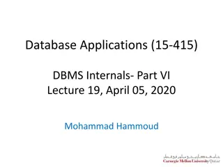 Optimizing Disk Access in DBMS: Blocked I/O and Double Buffering Techniques
