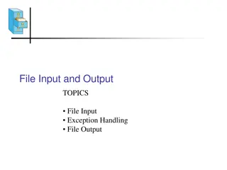 Guide to File Input and Output in Java