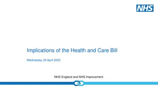 Implications of the Health and Care Bill Timeline