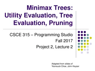 Minimax Trees and Tree Evaluation in Game Strategy