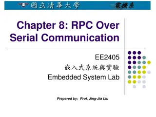 RPC Over Serial Communication in Embedded Systems Lab