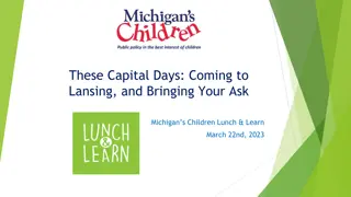 Bringing Your Ask and Lunch & Learn: Capital Days in Lansing 2023
