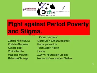 Fighting Period Poverty and Stigma: Advocacy Campaign for Menstrual Health