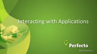 Automation Basics for Interacting with Applications