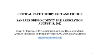 Facts and Myths of Critical Race Theory