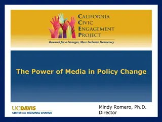 The Power of Media in Policy Change by CCEP in California