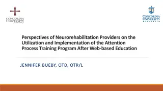 Neurorehabilitation Provider Perspectives on Attention Process Training Program Implementation