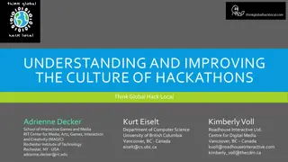 Improving Hackathon Culture: Insights and Recommendations