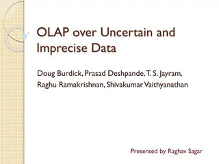 OLAP Overview: Interactive Analysis of Data