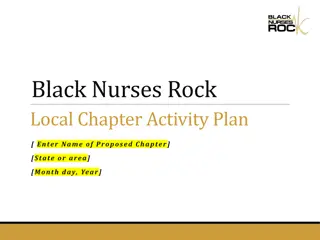Local Chapter Activity Plan for Black Nurses Rock [Custom Name] [State/Area] [Month, Year]