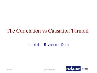 Correlation and Causation in Data Analysis