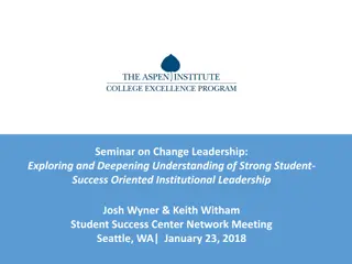 Exploring Strong Student Success Leadership in Seattle Seminar