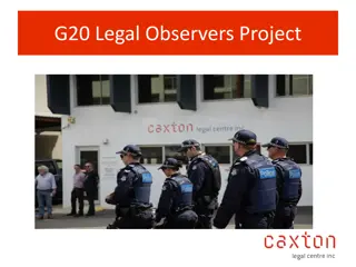 G20 Legal Observers Project Overview