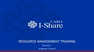 Authority Control in Library Catalogs