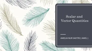 Scalar vs Vector Quantities in Physics