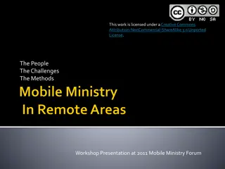 Mobile Ministry Challenges and Opportunities